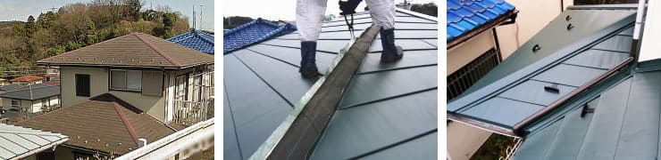 鎌倉の屋根専門職人によるコロニアルへの屋根カバー工法